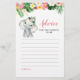 Tropical Elephant Girl Advice for Parants
