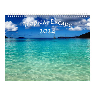 Tropical Escape 2024 Calendar Kalender