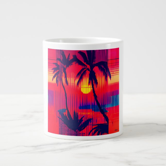 Tropical Escape Fantasy Jumbo Mugg (Framsidan)