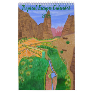 Tropical Escapes Calendar 2025 Kalender
