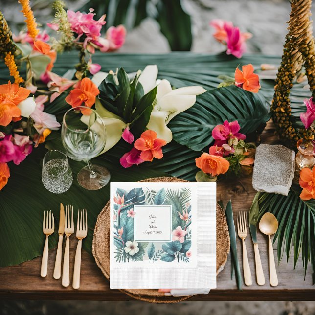 Tropical Essence Coded Luncheon Pappersservett (Skapare uppladdad)