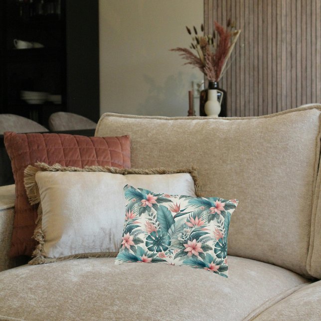 Tropical Essence Lumbar Prydnadskudde (Skapare uppladdad)