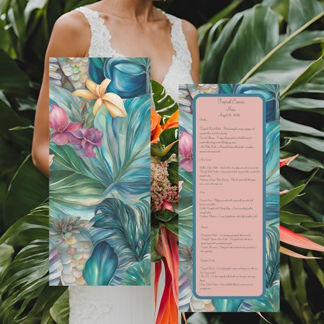 Tropical Essence Menu Meny (Skapare uppladdad)