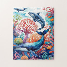 Tropical Fantasy Valar i havet Marin Pussel