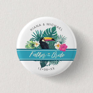 Tropical Far i Bride Teal ID577 Knapp