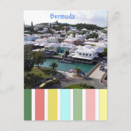 Tropical Färg of Bermuda Vykort