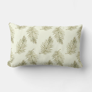 Tropical Fern Lövs Greenery Lumbarkudde