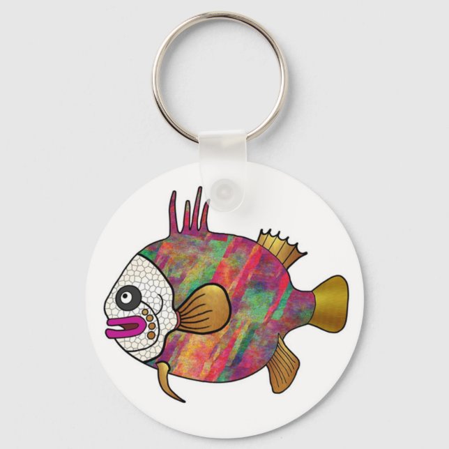 Tropical Fish Keychain - 18 Nyckelring (Framsida)