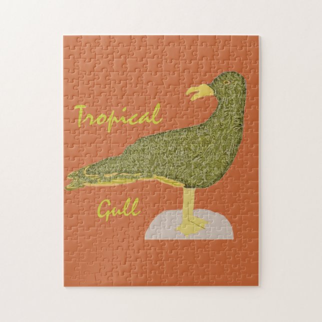 Tropical Fiskmås-Brown Pussel (Vertikal)