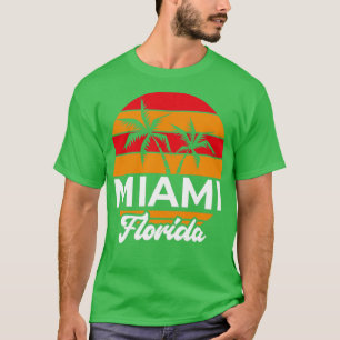 Tropical FL Summer Retro Miami Älskare Florida T Shirt