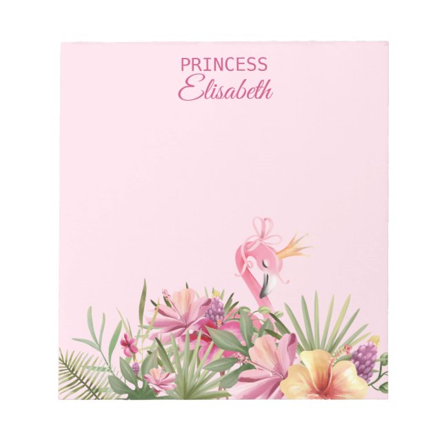 Tropical Flamingo Anteckningsblock (Framsida)