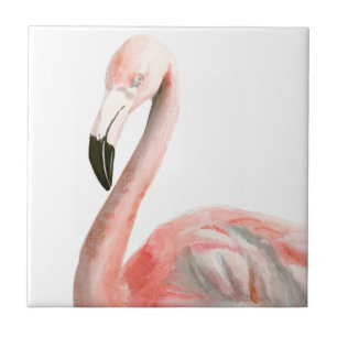 Tropical Flamingo Bird Kakelplatta