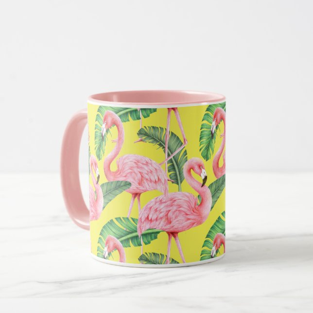 Tropical Flamingo Mugg (Framsida vänster)