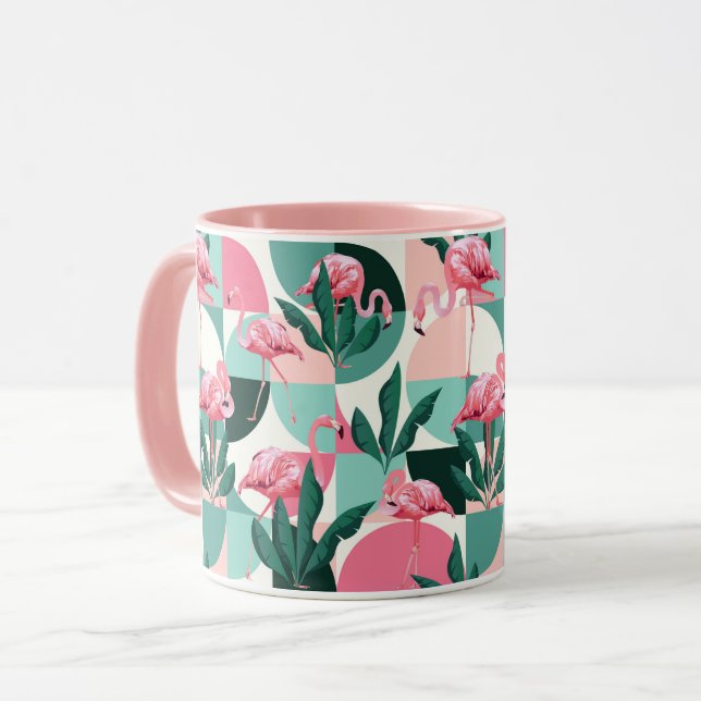 Tropical Flamingo Mugg (Framsida vänster)