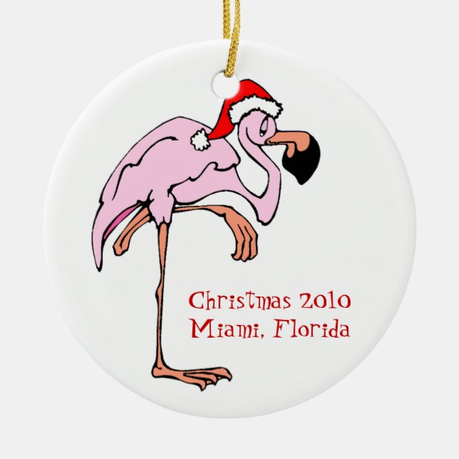 Tropical Flamingo ornament (Framsidan)