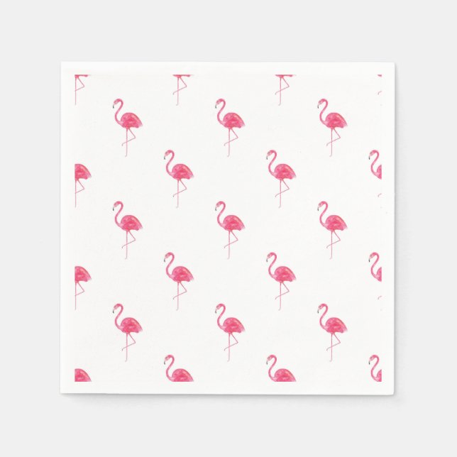 Tropical Flamingo Pappersservett (Framsidan)