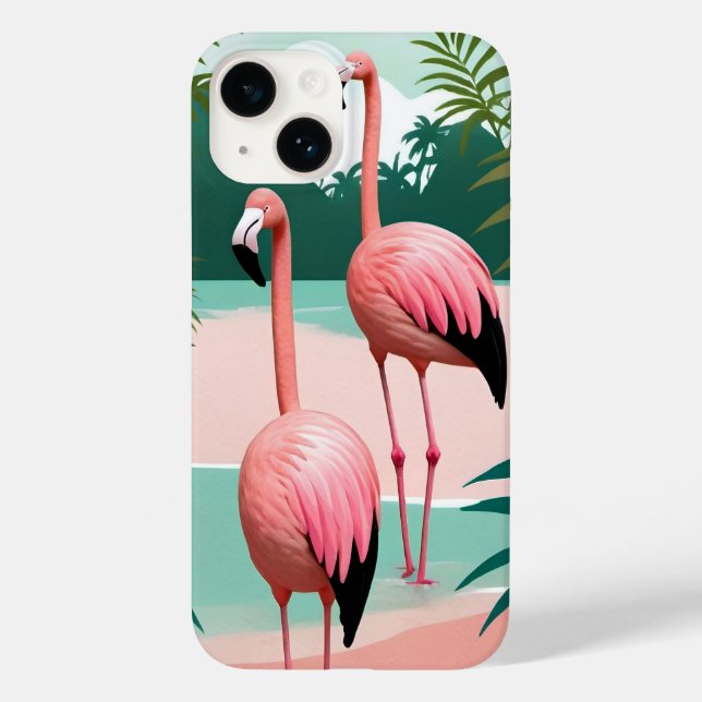 Tropical Flamingo Paradise (Baksida)