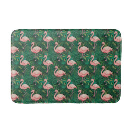 Tropical Flamingo Pattern Badrumsmatta