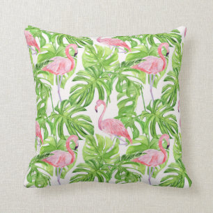 Tropical Flamingo Pattern Dekorativ kudde