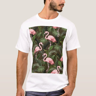 Tropical Flamingo Pattern: Vintage Löv T Shirt
