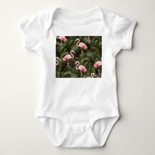 Tropical Flamingo Pattern: Vintage Löv T Shirt