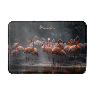 Tropical Flamingos-eget namn Badrumsmatta