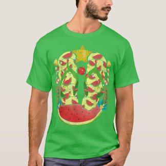 Tropical Flinflip flops Watermelon Julafton Ljus C T Shirt