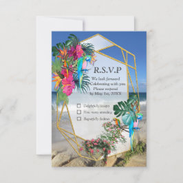 Tropical Flora Paradise Beach Scenery OSA kort