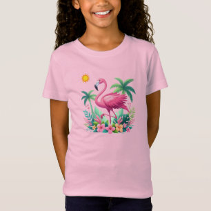 Tropical/Florida rosa flamingo T Shirt