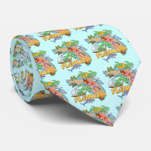 Tropical Florida tie Slips