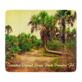 Tropical Florida Trail med Handflatan Träd