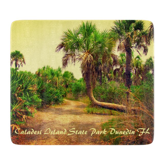 Tropical Florida Trail med Handflatan Träd (Framsidan)