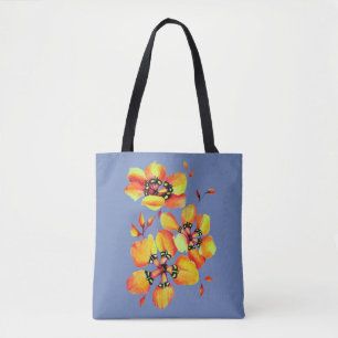Tropical Flower Bouquet Fashionista Tygkasse