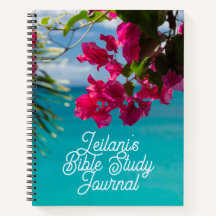 Tropical Flowers Bible Study Journal