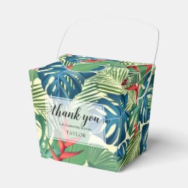 Tropical Flowers Greenery Tack Presentaskar