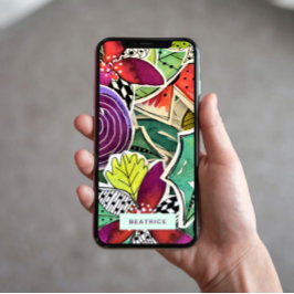 Tropical Flowers Lämnar Girly all-over print