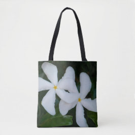 Tropical Flowers Tote Bag Tygkasse