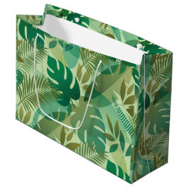 Tropical Foliage Airy Green Leaves