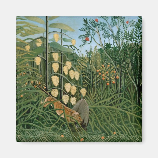 Tropical Forest, Henri Rousseau Magnet (Framsidan)