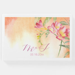 Tropical Freesia Bröllop Gästböcker