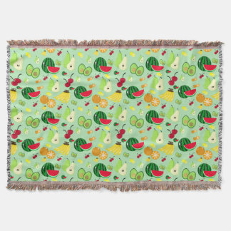 Tropical Frenzy Throw Blanket Filt