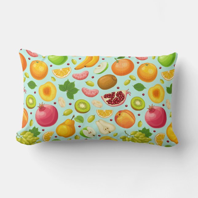 Tropical Fruit Lumbar Pillow Lumbarkudde (Framsida)