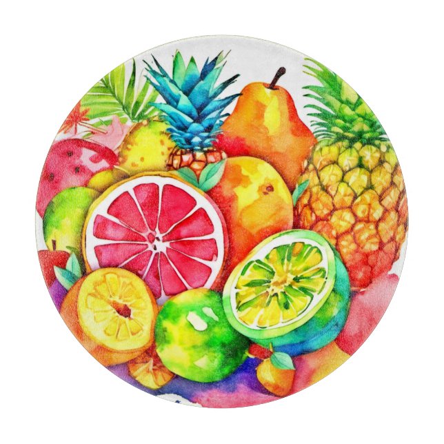 Tropical Fruit Tecknad Art (Framsidan)