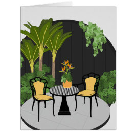 Tropical Garden Courtyard Jumbo Kort