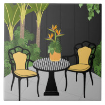 Tropical Garden Courtyard