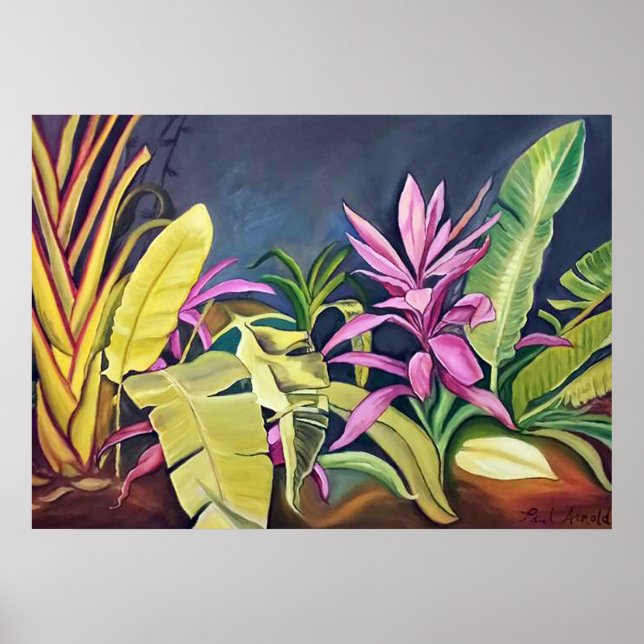 Tropical Garden Poster (Framsidan)