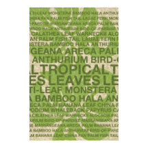 Tropical Garden Wall Hanging