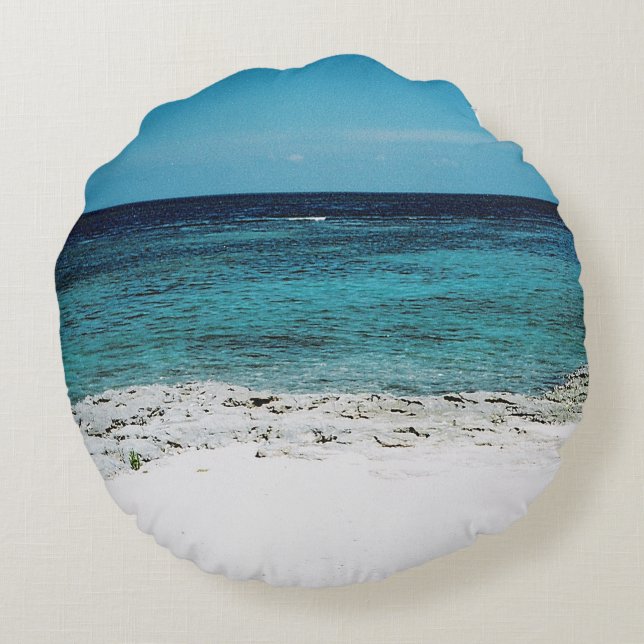 Tropical Gaze Pillow Rund Kudde (Baksidan)