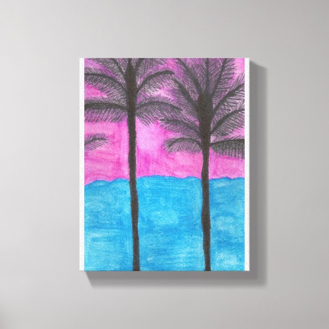 Tropical Getaway Canvas Art Skriv ut (Framsida)