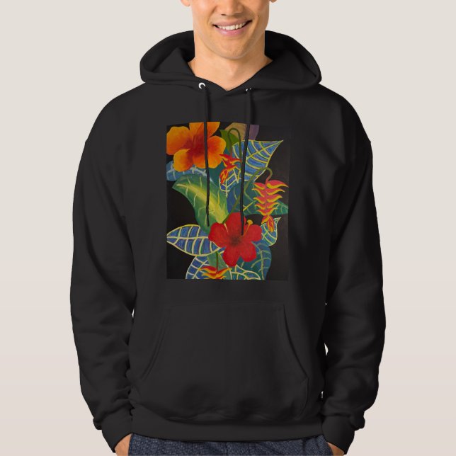 Tropical Ginger Flower Hoodie @3dudes1life (Framsida)